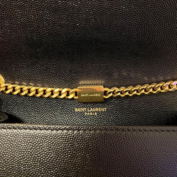 💯 AUTHENTIC YVES SAINT LAURENT 
Black Small Kate Chain Bag - Picture 8 of 10
